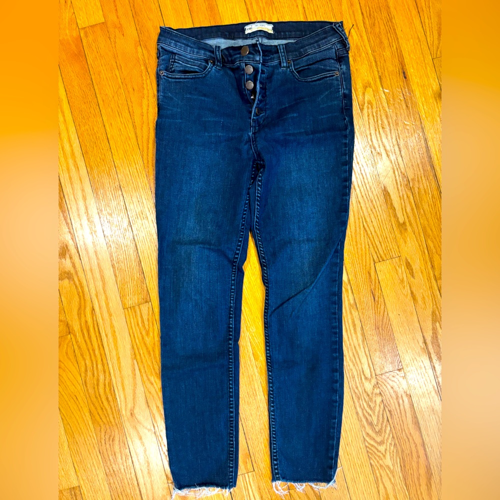 Free People skinny distressed jeans